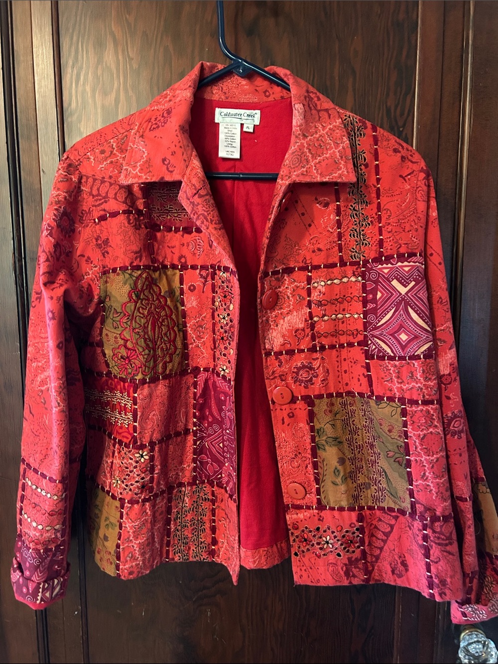 Coldwater Creek Patchwork Jacket